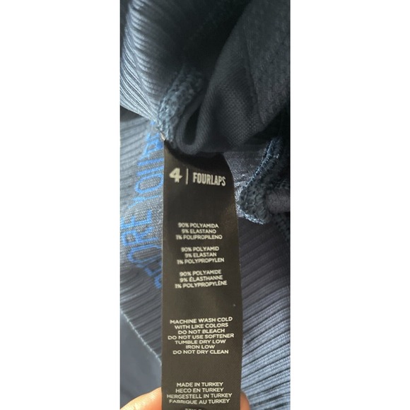 FOURLAPS AERO M/L Shorts Seamless 5" Midnight Blue NWT $68 - Picture 7 of 7